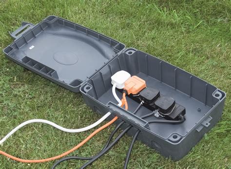 backyard electrical boxes|outdoor in ground outlet box.